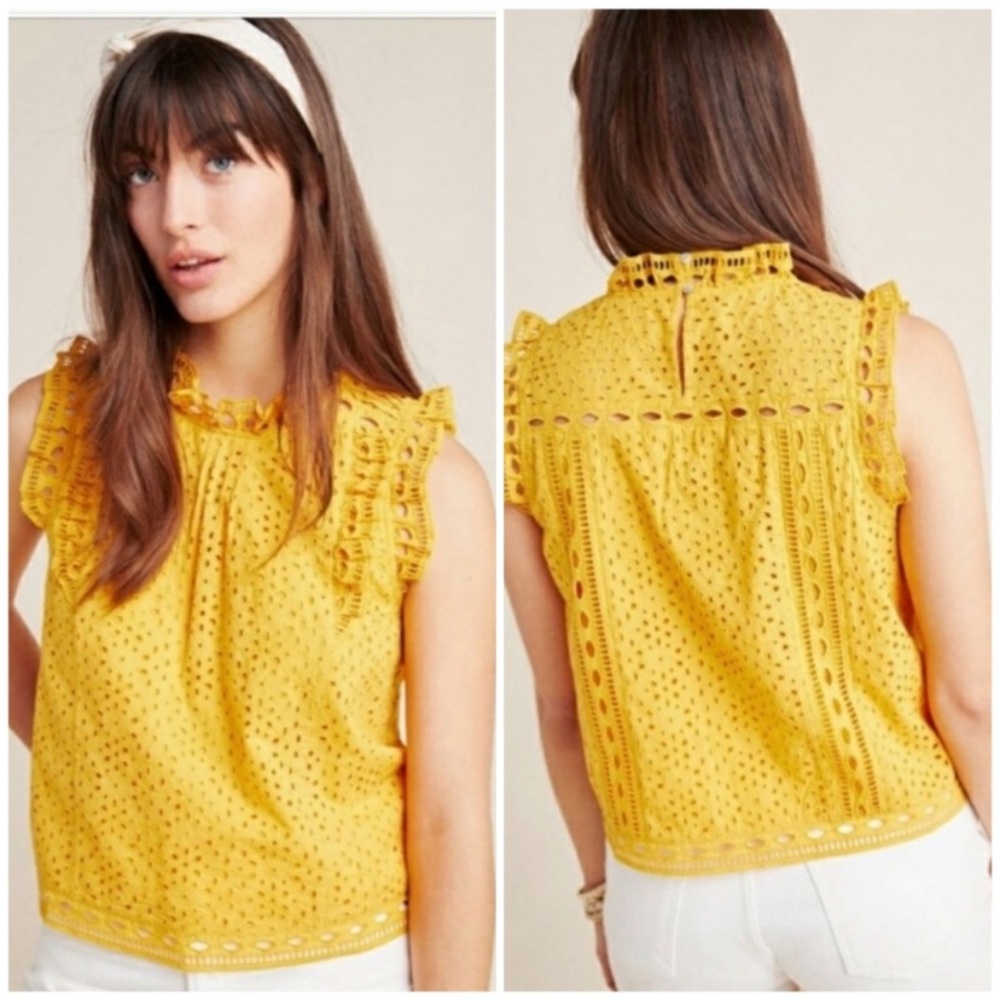 Anthropologie Maeve Tilly Top size 6